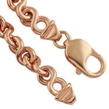 14K Rose Gold Customized Fancy Chain 6mm